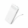 Anker 20000 mAh 87 W powerbankas su integruotu USB-C kabeliu, 2x USB-C ir USB-A, baltas