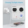 Anker 313 belaidžio įkrovimo padelis PowerWave, 10 W Qi, baltas
