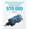 Anker 335 USB-C sieninis įkroviklis 67 W, 3 lizdai (2x USB-C, 1x USB-A) su kabeliu 1,5 m