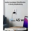 Anker 523 Nano 3 USB-C 47 W dviejų lizdų GaN sieninis įkroviklis, baltas