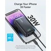 Anker 533 Power Bank | A1256G12 | 10000 mAh | Juodas