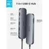 Anker 7‑in‑1 USB‑C hubas su HDMI 4K 60 Hz, 100 W PD ir SD/Micro SD skaitytuvu A83D2