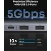 Anker 7‑in‑1 USB‑C hubas su HDMI 4K 60 Hz, 100 W PD ir SD/Micro SD skaitytuvu A83D2
