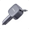 Anker automobilinis USB-C įkroviklis 75 W su 75 cm integruotu laidu ir USB-C jungtimis, ultrakompaktiškas, A2738