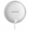 Anker MagGo belaidė magnetinė Qi2 15 W įkrovimo stotelė, USB‑C, balta