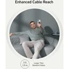 Anker MagGo belaidis magnetinis Qi2 15 W įkroviklis padeliu, juodas