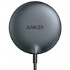 Anker MagGo belaidis magnetinis Qi2 15 W įkroviklis padeliu, juodas