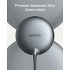 Anker MagGo belaidis magnetinis Qi2 15 W įkroviklis padeliu, juodas