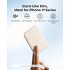 Anker magnetinis išorinis akumuliatorius 5000 mAh, 15 W Qi2, USB-C, itin plonas, auksinis, A1665