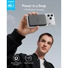 Anker magnetinis išorinis akumuliatorius 5000 mAh, USB-C laidas, tinka iPhone 16/15 serijai, juodas, A1610