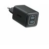 Anker Nano 3 47 W GaN USB-C sieninis įkroviklis su 2 portais, juodas