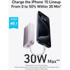 Anker Nano išorinė baterija 10000 mAh, 30 W, USB-C laidas, USB-A, A1259