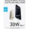 Anker Nano išorinė baterija 10000 mAh, USB-C, 30 W PD su integruotu kabeliu A1259