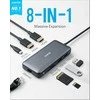 Anker PowerExpand 8-in-1 USB‑C adapteris su Dual 4K HDMI, 100 W PD ir Ethernet, A83800A1