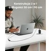 Anker USB-C į USB-C 2‑in‑1 įkrovimo kabelis, 140 W, 1.2 m, juodas