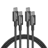 Anker USB-C į USB-C laidų rinkinys 100 W PD 3.0, 1.8 m, 2 vnt., A8757