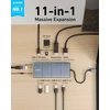 Anker USB-C šakotuvas 11 viename su HDMI, DisplayPort, Ethernet, 100 W PD, A8388