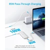 Anker USB-C šakotuvas 332 5 jungčių su HDMI 4K, USB-A ir 100 W PD A8355