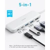 Anker USB-C šakotuvas 332 5 jungčių su HDMI 4K, USB-A ir 100 W PD A8355