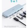 Anker USB-C šakotuvas 332 5 viename su HDMI 4K, USB-A ir 100 W PD A8355