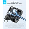 Anker USB-C tinklo įkroviklis 100 W, 3 prievadų, GaN su išmaniuoju ekranu A121B