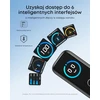 Anker USB-C tinklo įkroviklis 100 W su 3 prievadais, GaN ir išmaniuoju ekranu A121B