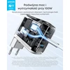 Anker USB-C tinklo įkroviklis 100 W su 3 prievadais, GaN ir išmaniuoju ekranu A121B