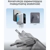 Anker USB-C tinklo įkroviklis 100 W su 3 prievadais, GaN ir išmaniuoju ekranu A121B