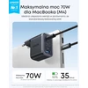 Anker USB-C tinklo įkroviklis Nano 70 W, 3 prievadai, B121A