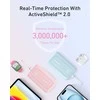 Anker Zolo 20 000 mAh 30 W nešiojamas powerbankas su integruotu USB‑C kabeliu, rožinis