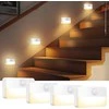 Ankilo LED naktinė lempa su judesio jutikliu, 0,4 W, baterijomis, UF90