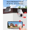 ANRAN lauko Wi-Fi stebėjimo kamera 5 MP, 360° PTZ, saulės energija, Q3 Max