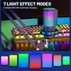 Anykuu USB kondensatorinis mikrofonas žaidimams, streamams ir podcastams su RGB, 1.5 m USB-C laidu, modelis 3730
