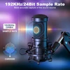 Aokeo USB kondensatorinis mikrofonas su stalo laikikliu, 192 kHz/24-bit, kardioidinis, AK-60