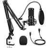 Aokeo USB kondensatorinis mikrofonas su stalo laikikliu, 192 kHz/24-bit, kardioidinis, AK-60