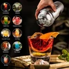 AOKITO kokteilių plaktuvo rinkinys iš nerūdijančiojo plieno, 12 dalių, 750 ml, TJQJ