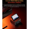 AOOSTAR G-FLIP R7 PRO mini kompiuteris su Ryzen 7 8845HS, Radeon 780M ir 5 col. ekranu