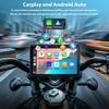 Aphqua belaidis motociklo ekranas CarPlay, 7 colių vandeniui atsparus jutiklinis, Bluetooth, GPS, modelis 722