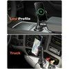 APPS2Car automobilinis telefono laikiklis puodelių laikiklyje su 15 W belaidžiu įkrovimu H9-C04