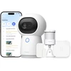 Aqara belaidė namų signalizacijos sistema su G3 2K kamera, 3 išmaniaisiais jutikliais, USB-C, HomeKit palaikymu, CPK-T01E