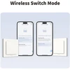 Aqara išmanusis šviesos jungiklis Thread/Zigbee, 2 mygtukų, neutralus, 1 kanalas, WS-K07E