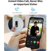 Aqara vaizdo domofonas G400 su gongu, 2K raiška, Wi-Fi 6, HomeKit, IP65, laidinis/PoE