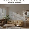 Aqara vaizdo skambutis su domofono funkcija 2K, Wi-Fi, Zigbee, Matter, dvikryptis garsas, Doorbell Camera Hub G410