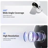 Aqara vidaus ir lauko IP kamera 2K Wi-Fi 6, 140° kampas, IP65 atsparumas, CH-C08E