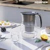 AQUAPHOR vandens filtras 4,2 l su MaxFOR+ kasete, stalo ąsotis, juodos spalvos, Onyx 212317
