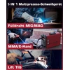 ARCCAPTAIN MIG/MAG suvirinimo aparatas 140 A, 5 funkcijų, IGBT, MIG140A