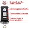 Area1 motociklo signalizacijos sistema Easy 2 Fit, 12 V, 2 radijo pulteliai, 125 dB, universali