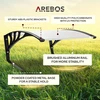 Arebos vejapjovių robotų garažas su metaliniu stogu, UV apsauga, 102 × 79 × 46 cm, AR-HE-MG