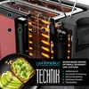 Arendo lietimui jautrus skrudintuvas 2 riekelėms, 800 W, su LED ekranu, 6841861641