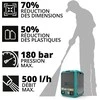 Annovi Reverberi Aukšto slėgio plautuvas BOX4 180DSS ARXP ARXP 180bar/maks.850L/h 2500W